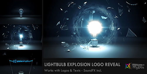 Light Bulb Explosion Logo Reveal Preview