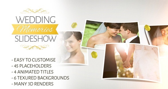 VideoHive Wedding Memories Slideshow