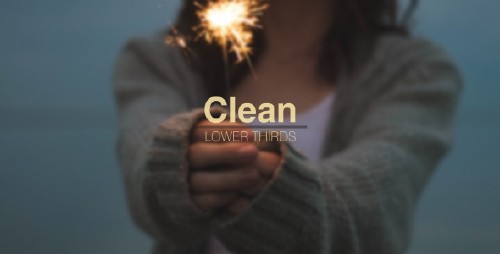 Clean Lower Thirds