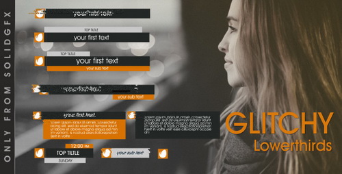 Glitchy Lowerthirds image