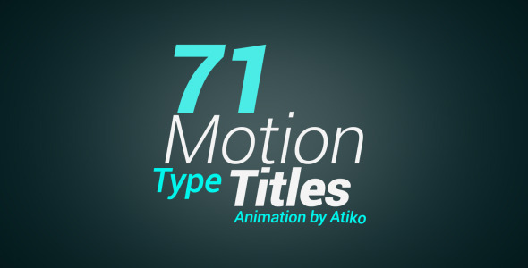 Motion Type Title image