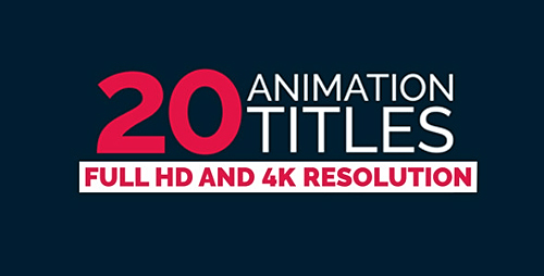 20 Title Animation Preview