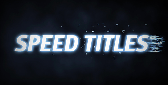 Speed Titles image