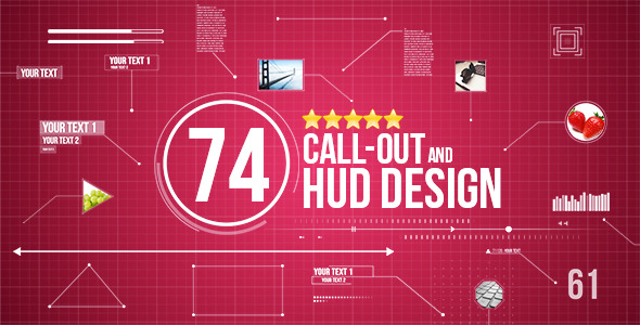 74 Call Out and Hud Design Pack