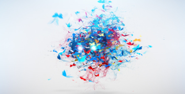 ColorfulButterflyLogoReveal PreviewImage