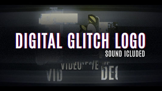 Digital Glitch Logo