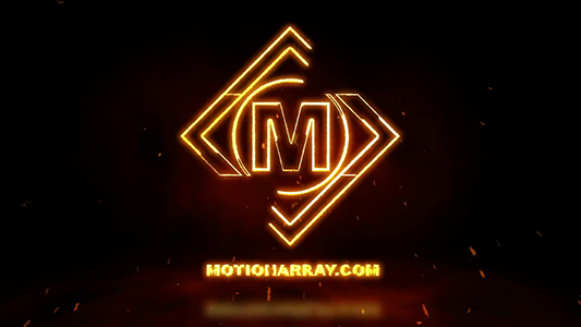 Fire Strokes Logo Reveal