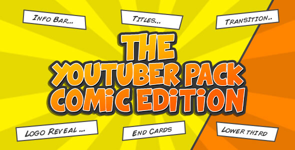 The YouTuber Pack Comic Edition
