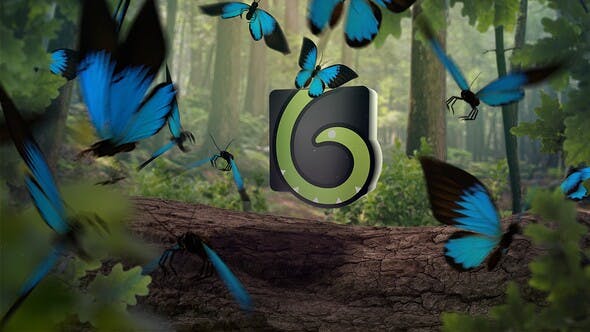 Butterfly Logo Opener 4K Image