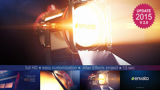 Film Light Logo Reveal Image