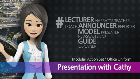 Presentation With Cathy Office Uniform Image